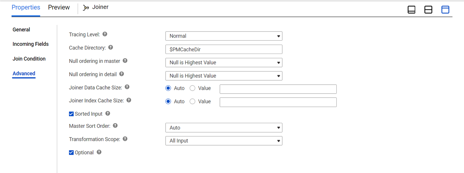 Joiner Transformation Informatica IICS Syntax Minds