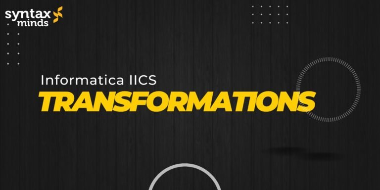 Informatica Cloud Transformations Syntax Minds